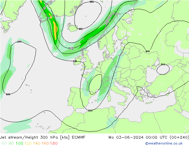 Polarjet ECMWF Mo 03.06.2024 00 UTC