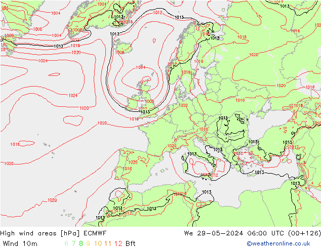 Sturmfelder ECMWF Mi 29.05.2024 06 UTC