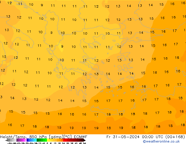 Z500/Rain (+SLP)/Z850 ECMWF Sex 31.05.2024 00 UTC