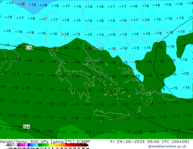 Z500/Rain (+SLP)/Z850 ECMWF Sex 24.05.2024 06 UTC