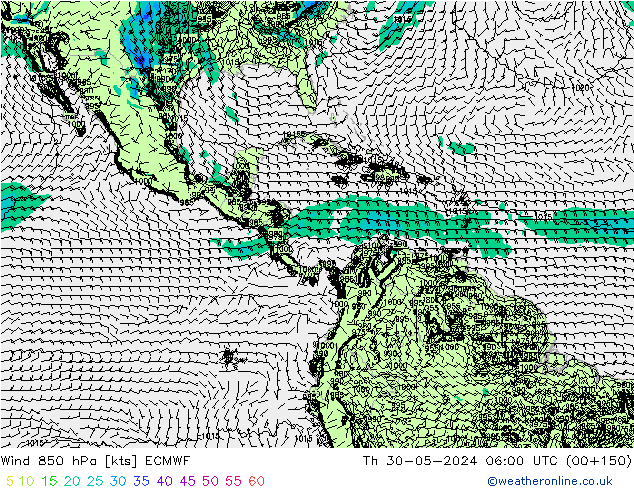  850 hPa ECMWF  30.05.2024 06 UTC