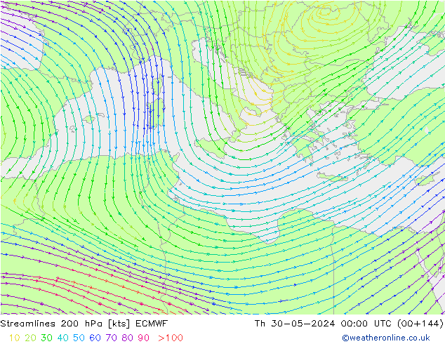  200 hPa ECMWF  30.05.2024 00 UTC