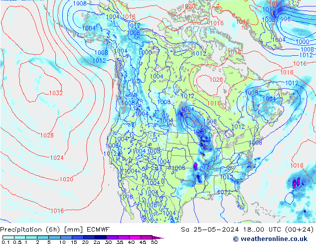 Z500/Rain (+SLP)/Z850 ECMWF  25.05.2024 00 UTC