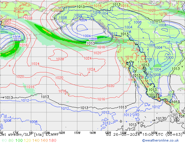 Prąd strumieniowy ECMWF nie. 26.05.2024 15 UTC