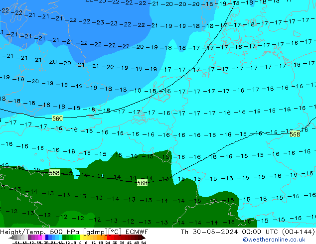 Z500/Regen(+SLP)/Z850 ECMWF do 30.05.2024 00 UTC