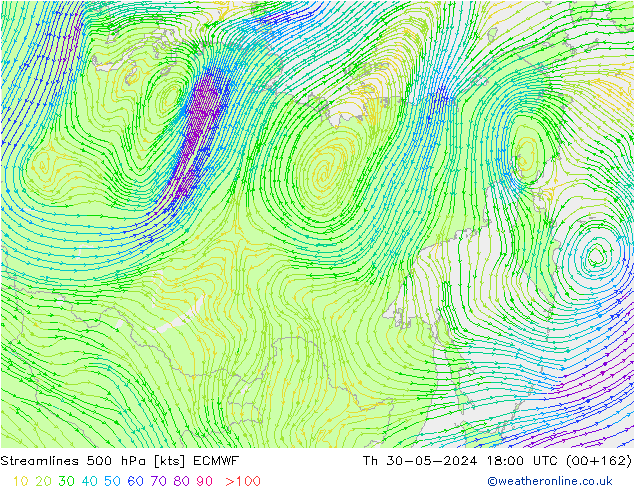  500 hPa ECMWF  30.05.2024 18 UTC