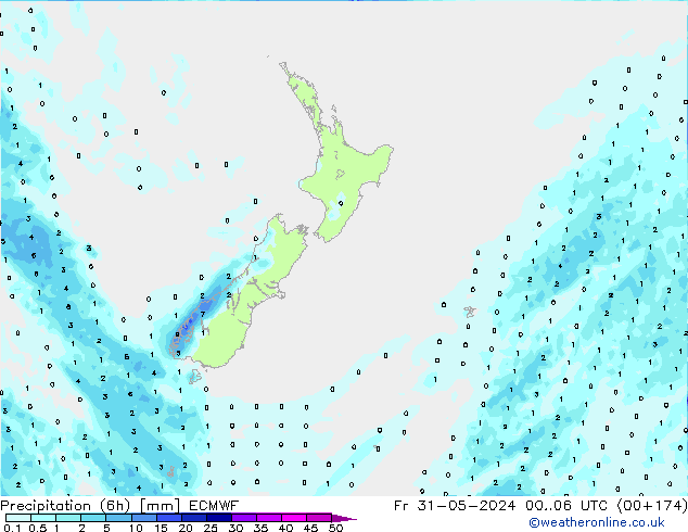 Z500/Rain (+SLP)/Z850 ECMWF пт 31.05.2024 06 UTC