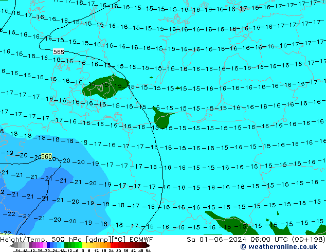 Z500/Regen(+SLP)/Z850 ECMWF za 01.06.2024 06 UTC