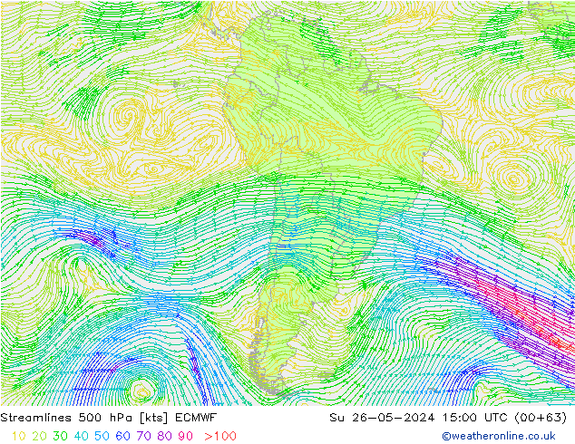  500 hPa ECMWF  26.05.2024 15 UTC