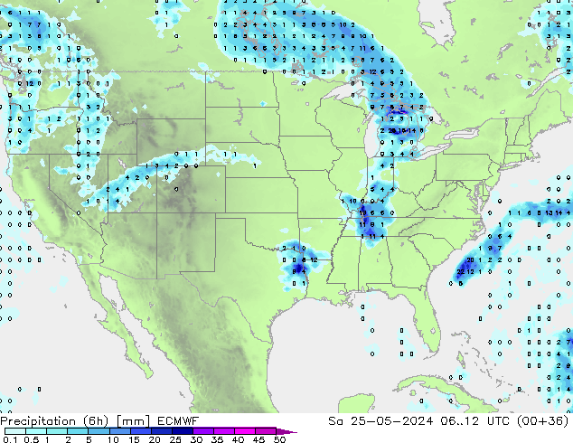 Z500/Rain (+SLP)/Z850 ECMWF So 25.05.2024 12 UTC