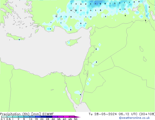 Z500/Rain (+SLP)/Z850 ECMWF Út 28.05.2024 12 UTC