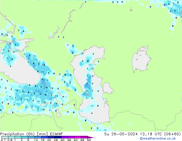 Z500/Rain (+SLP)/Z850 ECMWF Su 26.05.2024 18 UTC