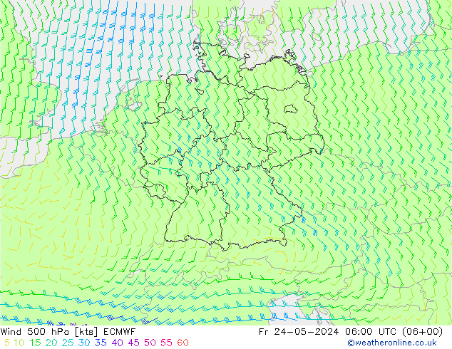  500 hPa ECMWF  24.05.2024 06 UTC