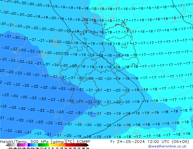 Z500/Rain (+SLP)/Z850 ECMWF vie 24.05.2024 12 UTC