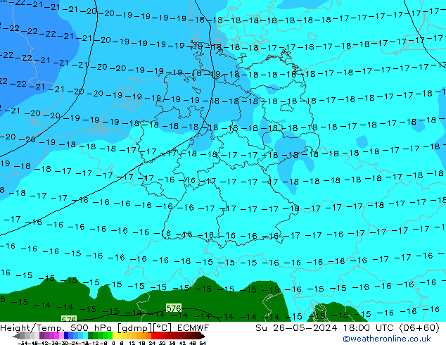 Z500/Regen(+SLP)/Z850 ECMWF zo 26.05.2024 18 UTC