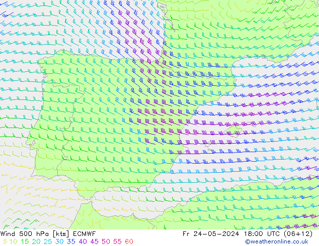 Wind 500 hPa ECMWF vr 24.05.2024 18 UTC