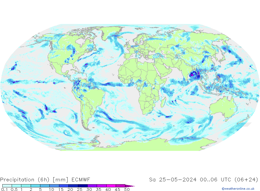 Z500/Yağmur (+YB)/Z850 ECMWF Cts 25.05.2024 06 UTC