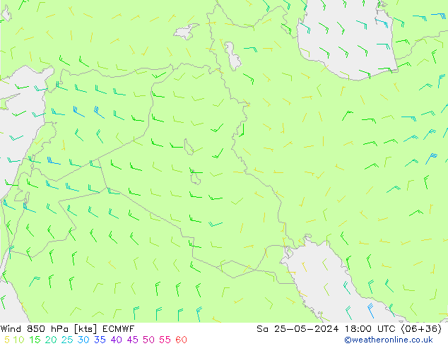  850 hPa ECMWF  25.05.2024 18 UTC