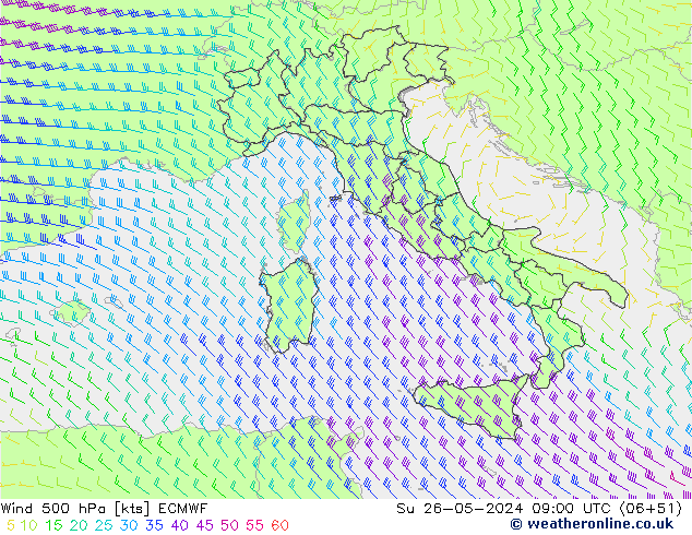  500 hPa ECMWF  26.05.2024 09 UTC