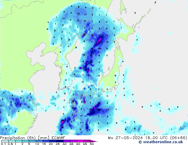 Z500/Rain (+SLP)/Z850 ECMWF  27.05.2024 00 UTC