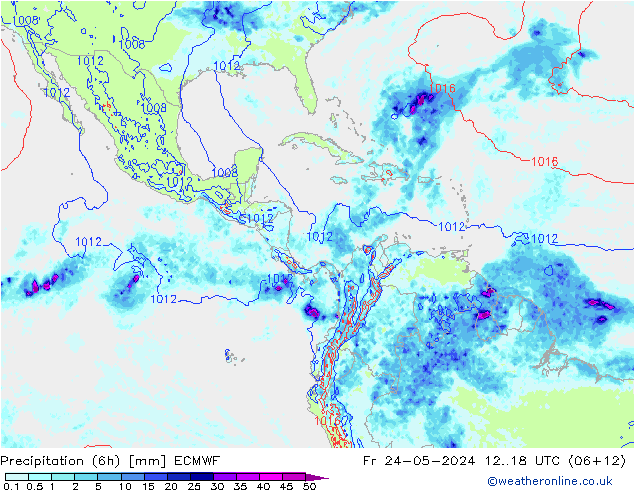 Z500/Rain (+SLP)/Z850 ECMWF ven 24.05.2024 18 UTC