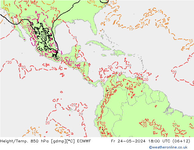 Z500/Rain (+SLP)/Z850 ECMWF ven 24.05.2024 18 UTC