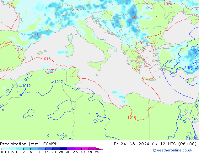 precipitação ECMWF Sex 24.05.2024 12 UTC