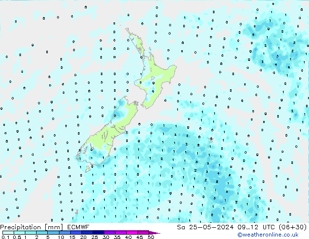 осадки ECMWF сб 25.05.2024 12 UTC