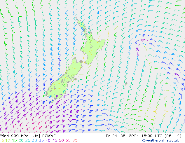 Wind 900 hPa ECMWF vr 24.05.2024 18 UTC