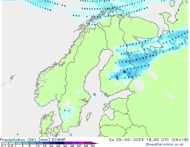 Z500/Rain (+SLP)/Z850 ECMWF  25.05.2024 00 UTC