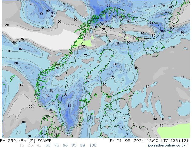 850 hPa Nispi Nem ECMWF Cu 24.05.2024 18 UTC