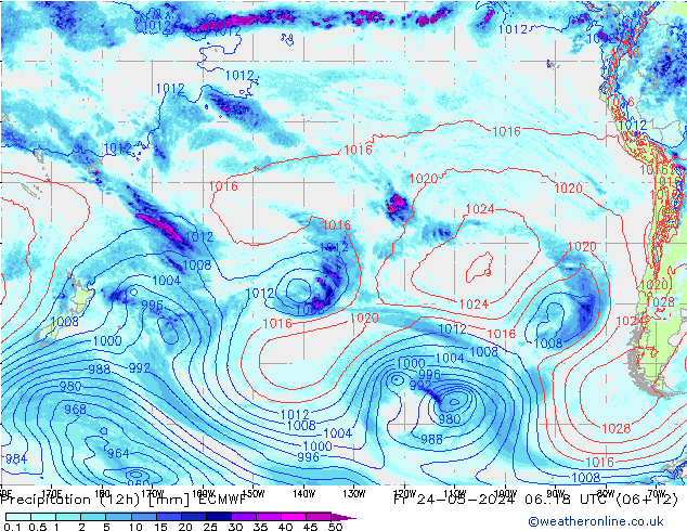 opad (12h) ECMWF pt. 24.05.2024 18 UTC