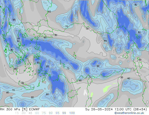 RV 300 hPa ECMWF zo 26.05.2024 12 UTC