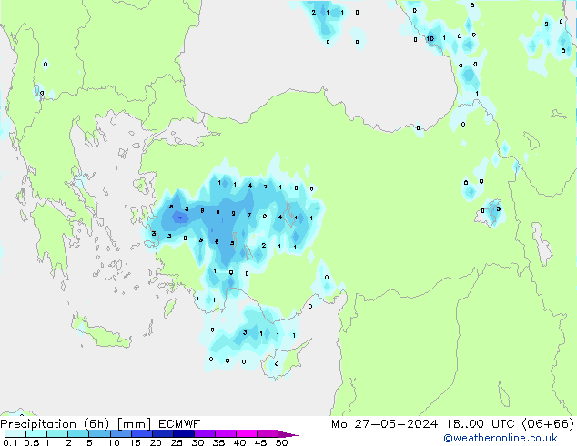 Z500/Rain (+SLP)/Z850 ECMWF lun 27.05.2024 00 UTC