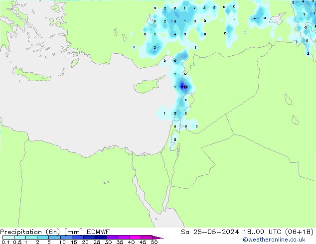 Z500/Rain (+SLP)/Z850 ECMWF Sa 25.05.2024 00 UTC