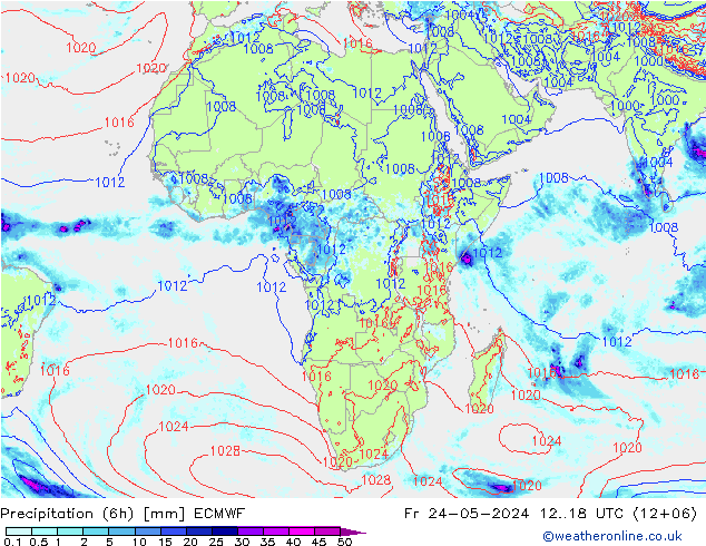 Z500/Rain (+SLP)/Z850 ECMWF ven 24.05.2024 18 UTC