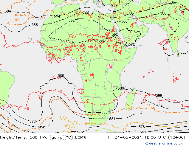 Z500/Rain (+SLP)/Z850 ECMWF ven 24.05.2024 18 UTC