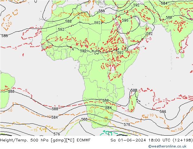 Z500/Rain (+SLP)/Z850 ECMWF sáb 01.06.2024 18 UTC