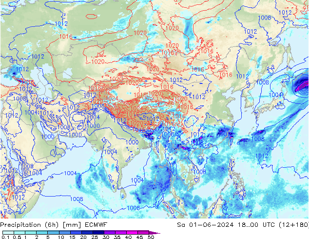 Z500/Regen(+SLP)/Z850 ECMWF za 01.06.2024 00 UTC