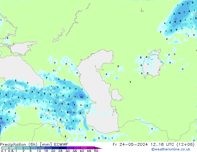 Z500/Rain (+SLP)/Z850 ECMWF пт 24.05.2024 18 UTC