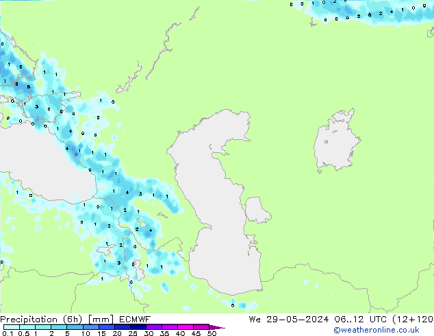 Z500/Rain (+SLP)/Z850 ECMWF  29.05.2024 12 UTC