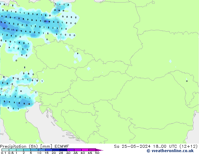 Z500/Rain (+SLP)/Z850 ECMWF Sa 25.05.2024 00 UTC