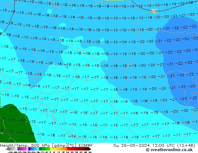 Z500/Rain (+SLP)/Z850 ECMWF dim 26.05.2024 12 UTC