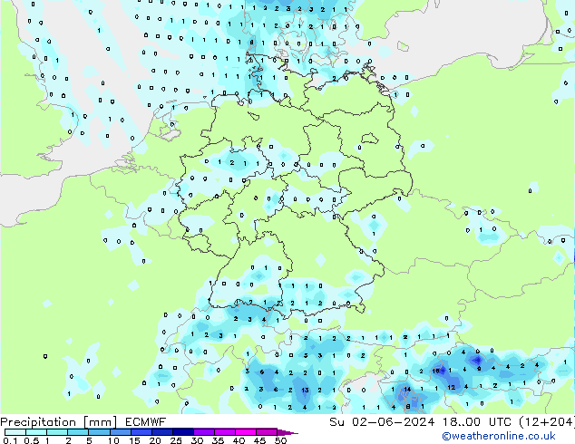 opad ECMWF nie. 02.06.2024 00 UTC