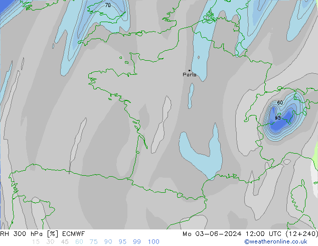 RV 300 hPa ECMWF ma 03.06.2024 12 UTC