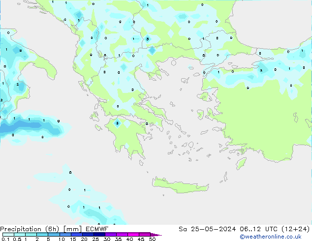 Z500/Rain (+SLP)/Z850 ECMWF So 25.05.2024 12 UTC