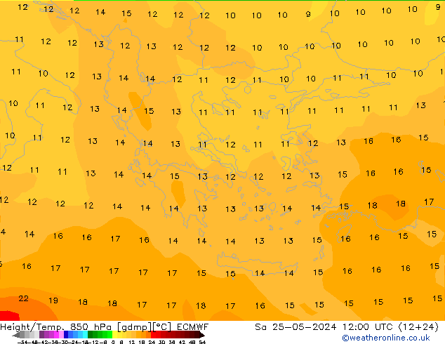 Z500/Rain (+SLP)/Z850 ECMWF So 25.05.2024 12 UTC