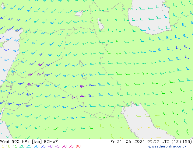  500 hPa ECMWF  31.05.2024 00 UTC