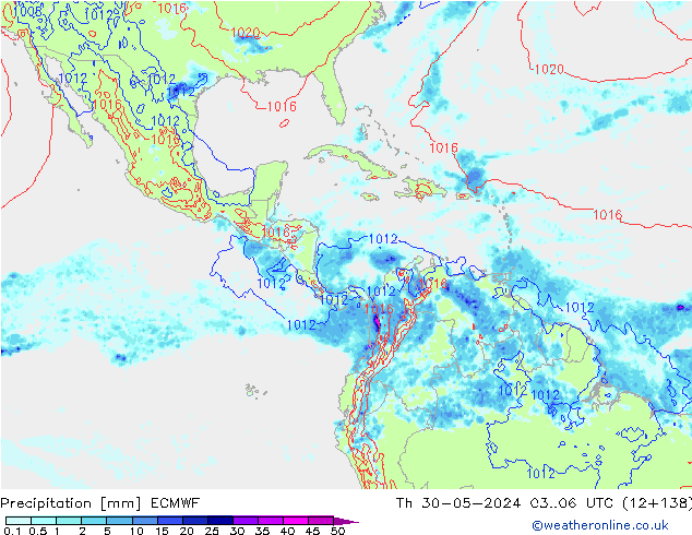 Precipitation ECMWF Th 30.05.2024 06 UTC