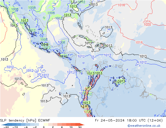 tendencja ECMWF pt. 24.05.2024 18 UTC